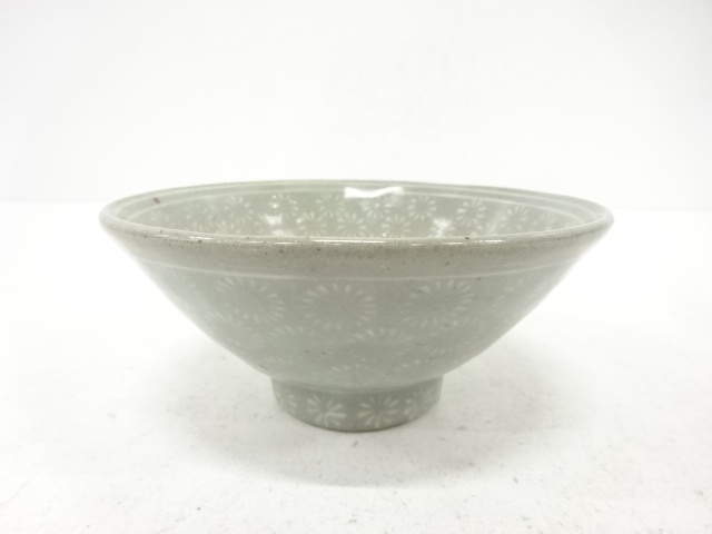 高麗　花三島　茶碗